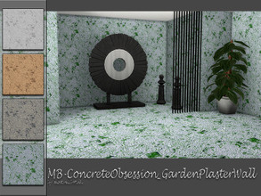 Sims 4 — MB-ConcreteObsession_GardenPlasterWall by matomibotaki — MB-ConcreteObsession_GardenPlasterWall rough stucture