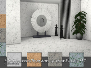Sims 4 — MB-ConcreteObsession_GardenPlasterSET by matomibotaki — MB-ConcreteObsession_GardenPlasterSET rough stucture