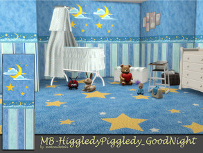 Sims 4 — MB-HiggledyPiggledy_GoodNight by matomibotaki — MB-HiggledyPiggledy_GoodNight, cute wallpaper for your little