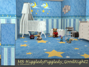 Sims 4 — MB-HiggledyPiggledy_GoodNight2 by matomibotaki — MB-HiggledyPiggledy_GoodNight2, cute wallpaper for your little