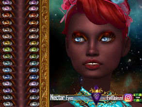 Sims 4 — Nectar Eyes by EvilQuinzel — - Facepaint category; - Female and male; - Toddler + ; - All species; - 16 colors;