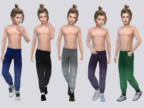 Sims 4 — Sam Joggers Kids by McLayneSims — TSR EXCLUSIVE Standalone item 8 Swatches MESH by Me NO RECOLORING Please don't