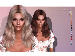 Sims 4 — Nightcrawler-Trish (HAIR) by Nightcrawler_Sims — NEW HAIR MESH T/E Smooth bone assignment All lods 22colors