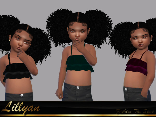 Sims 4 — Top Karla by LYLLYAN — Top Karla in 5 colors. New mesh made from EA meshes.