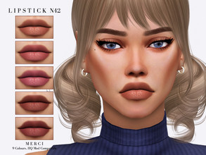 Sims 4 — Lipstick N42 by -Merci- — Lipstick for both gender, teen-elder. Have Fun!