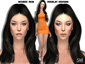 Sims 4 — Desiree skin overlay version  by ISKRAsims4 — Combine with any EA or custom skintones skin detail category HQ