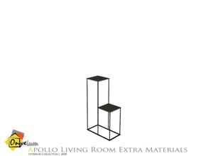 Sims 4 — Apollo Two Steps Shelf by Onyxium — Onyxium@TSR Design Workshop Living Room Collection | Belong To The 2020 Year