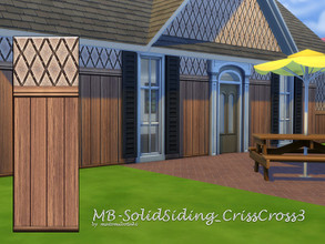 Sims 4 — MB-SolidSiding_CrissCross3 by matomibotaki — MB-SolidSiding_CrissCross3, fplaster wall with criss cross pattern