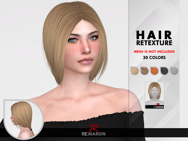Sims 4 — Rosie Retexture - Mesh Needed by remaron — PLEASE READ BEFORE DOWNLOAD Download the mesh below, to work my
