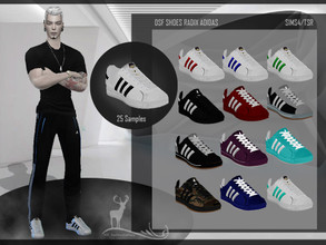 Sims 4 — DSF SHOES RADIX ADIDAS by DanSimsFantasy — sports shoes for those moments of comfort. You have 25 variants. It