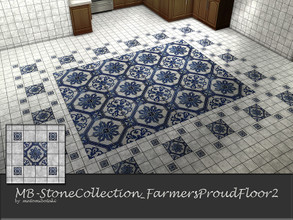 Sims 4 — MB-StoneCollection_FarmersProudFloor2 by matomibotaki — MB-StoneCollection_FarmersProudFloor2, classy floor tile