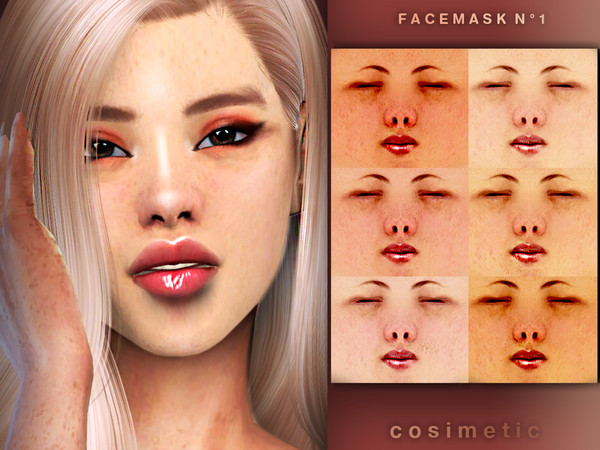 Sims 4 — Facemask N1 by cosimetic by cosimetic — - This facemask can use on all genders and from teen to elder. -