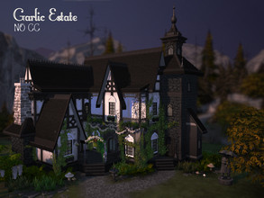 Sims 4 — Garlic Estate by VirtualFairytales — These walls may seem old, but the special aura is still surrounding this