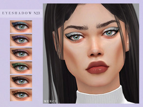Sims 4 — Eyeshadow N23 by -Merci- — Eyeshadow for both genders and from teen to elder. Have Fun!