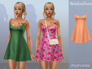 Sims 4 — Belaloallure_phi phi dress by belal19972 — Simple mini dress for your sims , enjoy :) 