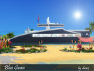 Sims 4 — Blue Swan by dasie22 — Blue Swan is a superyacht by Sulani beaches. This luxurious yacht features three