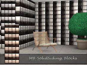 Sims 4 — MB-SolidSiding_Blocks by matomibotaki — MB-SolidSiding_Blocks, structured wall siding, comes in 2 color shades