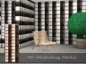 Sims 4 — MB-SolidSiding_Blocks2 by matomibotaki — MB-SolidSiding_Blocks2, structured wall siding, comes in 2 color shades