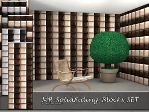 Sims 4 — MB-SolidSiding_Blocks_SET by matomibotaki — MB-SolidSiding_Blocks_SET 2 structured wall sidings, each item comes