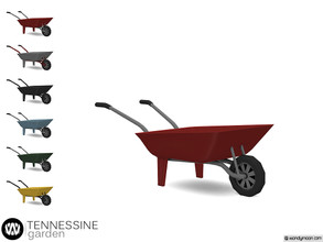 Sims 4 — Tennessine Wheelbarrow by wondymoon — - Tennessine Greenhouse - Wheelbarrow - Wondymoon|TSR - Creations'2020