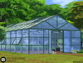Sims 4 — Tennessine Garden - Building a Greenhouse by wondymoon — Build a greenhouse for your farmer Sims! Improve your