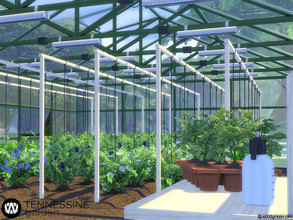 Sims 4 — Tennessine Garden - Growing Plants by wondymoon — Plant growing equipment for greenhouse! Make gardening work
