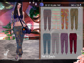 Sims 4 — DSF SET VELLANA PANT by DanSimsFantasy — This pants belongs to the Vellana set. Its material is soft and