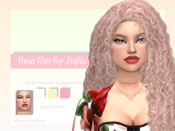 Sims 4 — Rosa Mae Eye Lights by LadySimmer94 — BGC 3 swatches Custom Thumbnail (as seen on the ad) Teen / Elder Male /