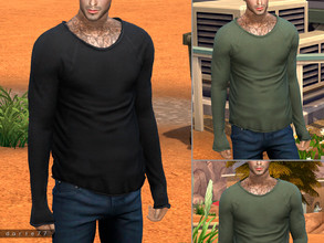 Sims 4 — Long Sleeve T-Shirt by Darte77 — - 15 swatches - Shadow and normal maps - BG compatible Hope you guys like it :)