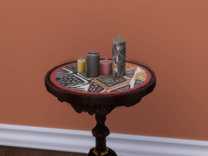 Sims 4 — Out Of Africa Candles recolour by seimar8 — Base Game candles recolour. Part of my Out Of Africa Set.