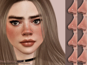 Sims 4 — Nose Piercing NB01 by MSQSIMS — - New Mesh - Base Game - 8 Swatches - Teen - Elder - Female/Male - Glasses