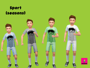 Sims 4 — Sport - Seasons by Aleida92 — This outfit needs seasons. Thanks all cc creators.
