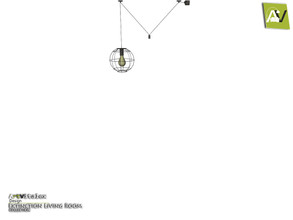 Sims 3 — Extinction Industrial Ceiling Lamp Short by ArtVitalex — - Extinction Industrial Ceiling Lamp Short -