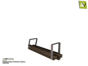 Sims 3 — Extinction Unusable Broken Bench by ArtVitalex — - Extinction Unusable Broken Bench - ArtVitalex@TSR, Aug 2020