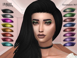 Sims 4 — Eyeshadow Vol.5 by linavees — 16 colors Custom thumbnail Base game compatible Happy simming!