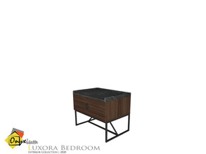 Sims 4 — Luxora End Table by Onyxium — Onyxium@TSR Design Workshop Bedroom Collection | Belong To The 2020 Year
