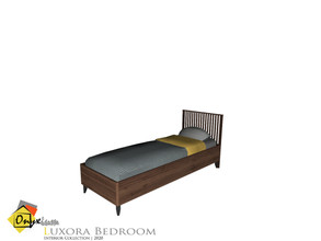 Sims 4 — Luxora Bed by Onyxium — Onyxium@TSR Design Workshop Bedroom Collection | Belong To The 2020 Year