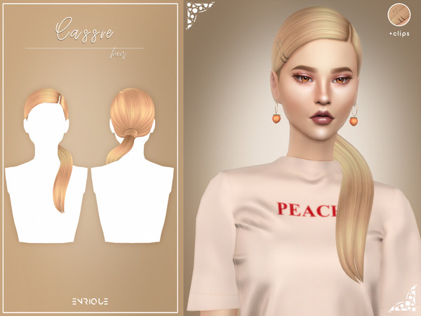 Sims 4 — EnriqueS4 - Cassie Clips by Enriques4 — New Mesh Inlcude 5 Metalic Swatches Specular Map Custom Thumbnail Found