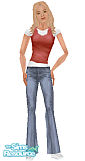Sims 1 — Desperate Housewitches by frisbud — Billie Jenkins, as portrayed by Kaley Cuoco, wore this outfit in the Season
