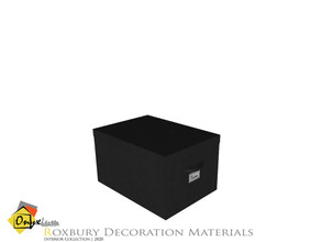 Sims 4 — Roxbury Storage Box by Onyxium — Onyxium@TSR Design Workshop Decorative Collection | Belong To The 2020 Year