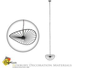 Sims 4 — Roxbury Ceiling Lamp Tall by Onyxium — Onyxium@TSR Design Workshop Decorative Collection | Belong To The 2020