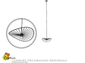 Sims 4 — Roxbury Ceiling Lamp Medium by Onyxium — Onyxium@TSR Design Workshop Decorative Collection | Belong To The 2020