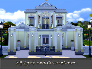 Sims 4 — MB-Pomp_and_Circumstance by matomibotaki — Elegant Art Nouveau villa, luxury and chic. Details: Opulent