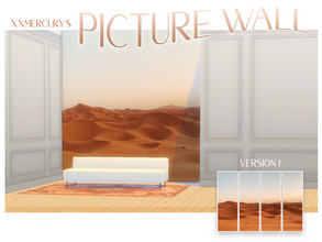Sims 4 — desert picture wall wallpapers by xxmercury — xxmercury's desert and sands picture wall wallpaper + contains 2