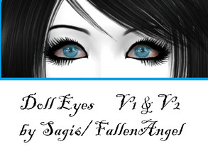 Sims 4 — Doll_Eyes_Eyeliner - Sagi6 by sagi6 — Mesh by base game. 2 versions - With inner corner and without. Only