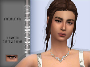 Sims 4 — Eyeliner N16 by PlayersWonderland — _HQ _Custom thumbnail _1 Swatch