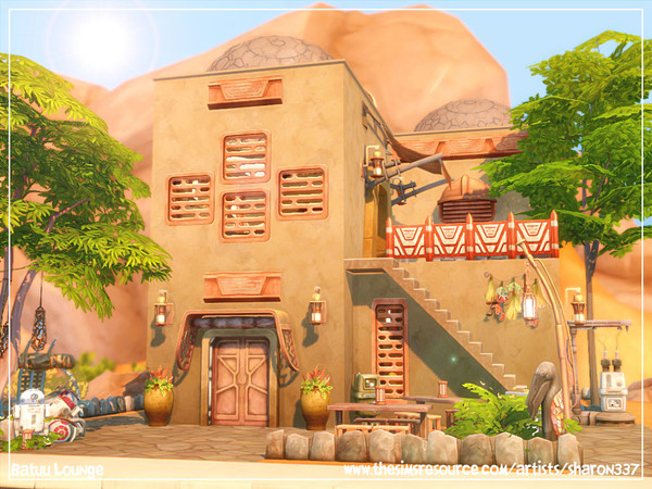 Sims 4 — Batuu Lounge - Nocc by sharon337 — 20 x 15 lot. Value $60,540 2 Bathrooms . This lounge contains No Custom