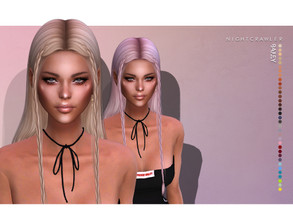 Sims 4 — Nightcrawler-Bailey (HAIR) by Nightcrawler_Sims — NEW HAIR MESH T/E Smooth bone assignment All lods 35colors