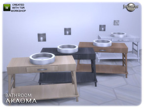Sims 4 — Akaoma bathroom sink1 by jomsims — Akaoma bathroom sink1
