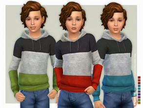 Sims 4 — Hoodie for Boys P20 by lillka — Hoodie for Boys 10 swatches Base game compatible Custom thumbnail 